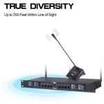 Xtuga CM280 UHF 8 Channels Gooseneck Microphone System