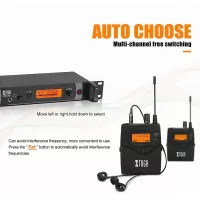 Xtuga IEM1200 10 Bodypack Wireless In Ear Monitor System