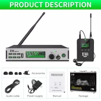 Xtuga Sem100 Professional Frequency Wireless In Ear Monitor System 2 Pack