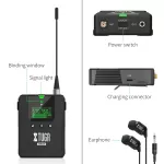 XTUGA SEM200 - 4 Bodypack Stereo Wireless in Ear Monitor System 