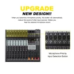 XTUGA LM80D Professional Audio Mixer 8 Channels Audio Music Mixer Mixing Console With Bluetooth USB