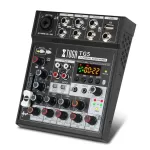 XTUGA TG5 5 Channel Audio Mixer Portable Mini Sound Mixing Console with USB