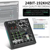 Xtuga AM06 Best Mixer Audio Bluetooth / USB 6 Channel | Xtuga Audio