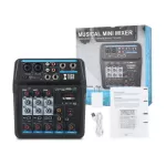 Xtuga AM4 Best Mini Mixer Audio 4 Channel | Xtuga Audio