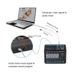 Xtuga AM6 Audio Mixer Sound 6 Channels | Xtuga-Audio