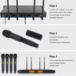 Xtuga A400 4-Channel UHF Wireless Microphone System